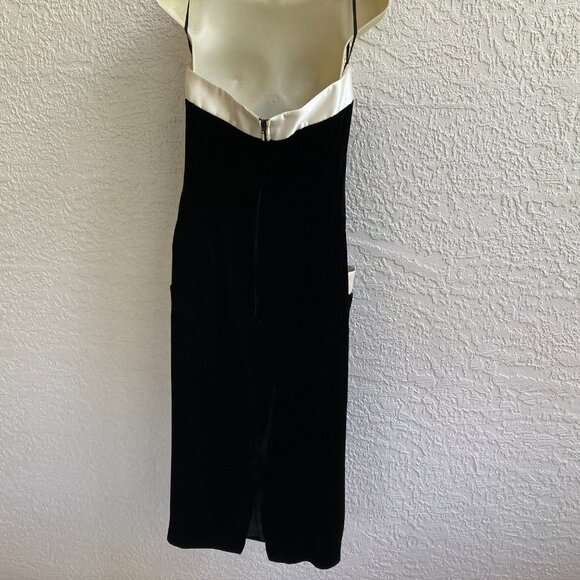 Saks Fifth Ave Velvet Dress & Jacket Vintage Size 8 Occasion Party  Gown 60s - Picture 12 of 14